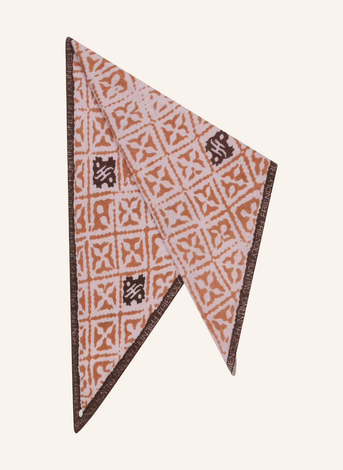 Friendly Hunting Dreieckstuch Aus Cashmere rosa von friendly hunting