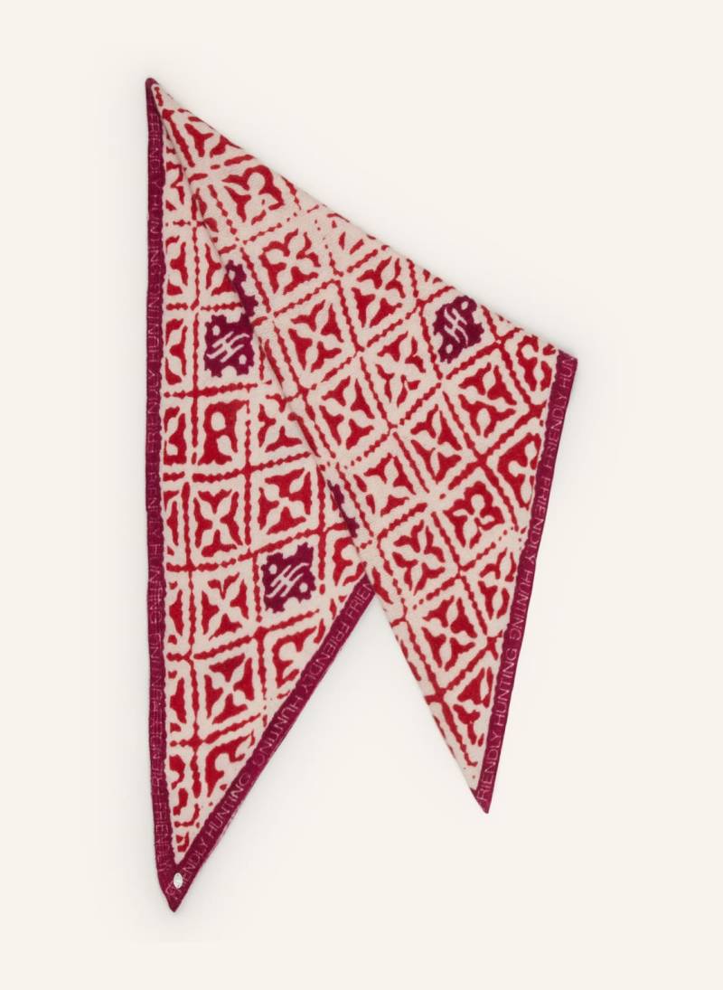 Friendly Hunting Dreieckstuch Aus Cashmere rot von friendly hunting
