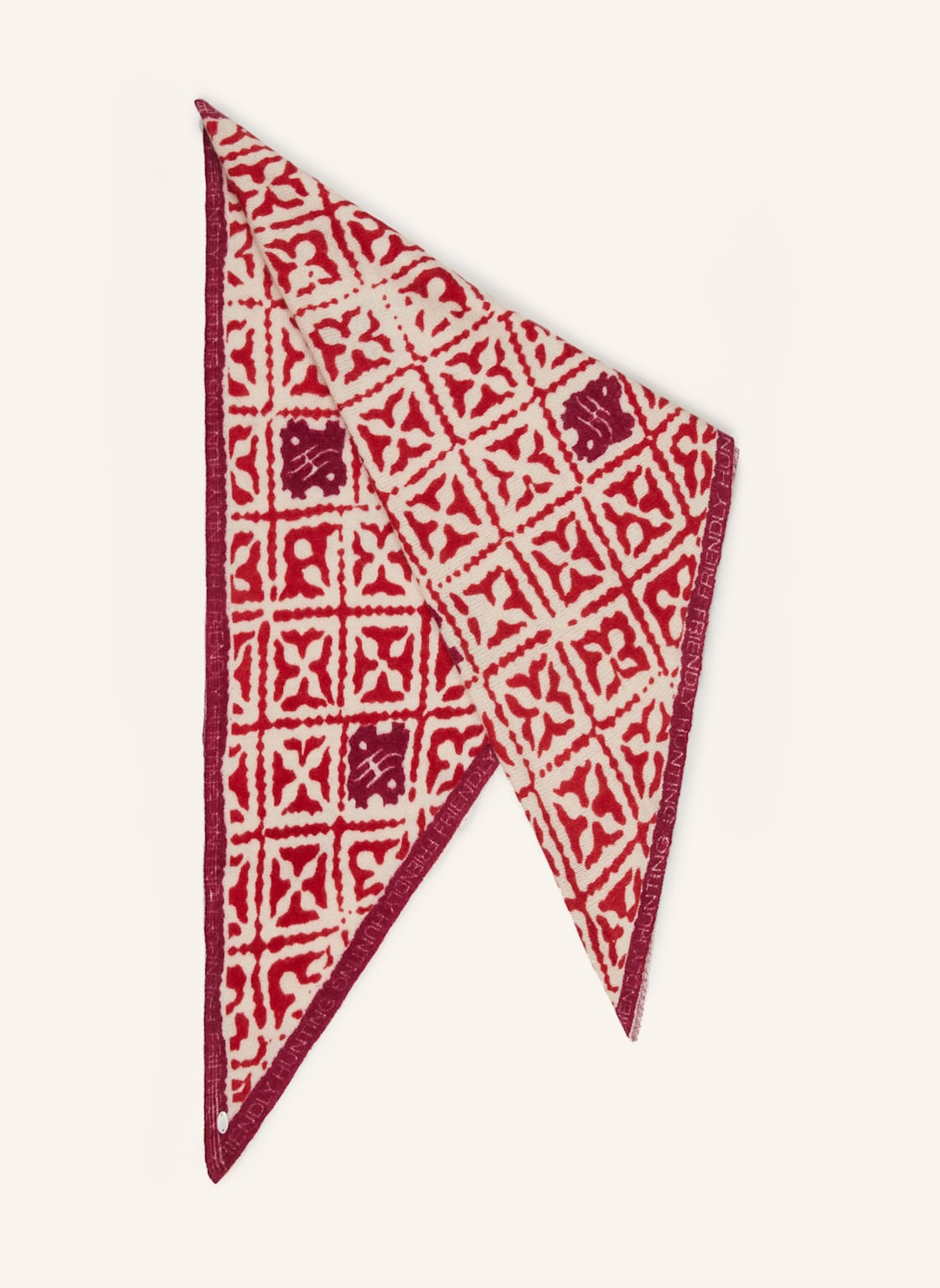 Friendly Hunting Dreieckstuch Aus Cashmere rot Friendly Hunting Dreieckstuch Aus Cashmere rot von friendly hunting