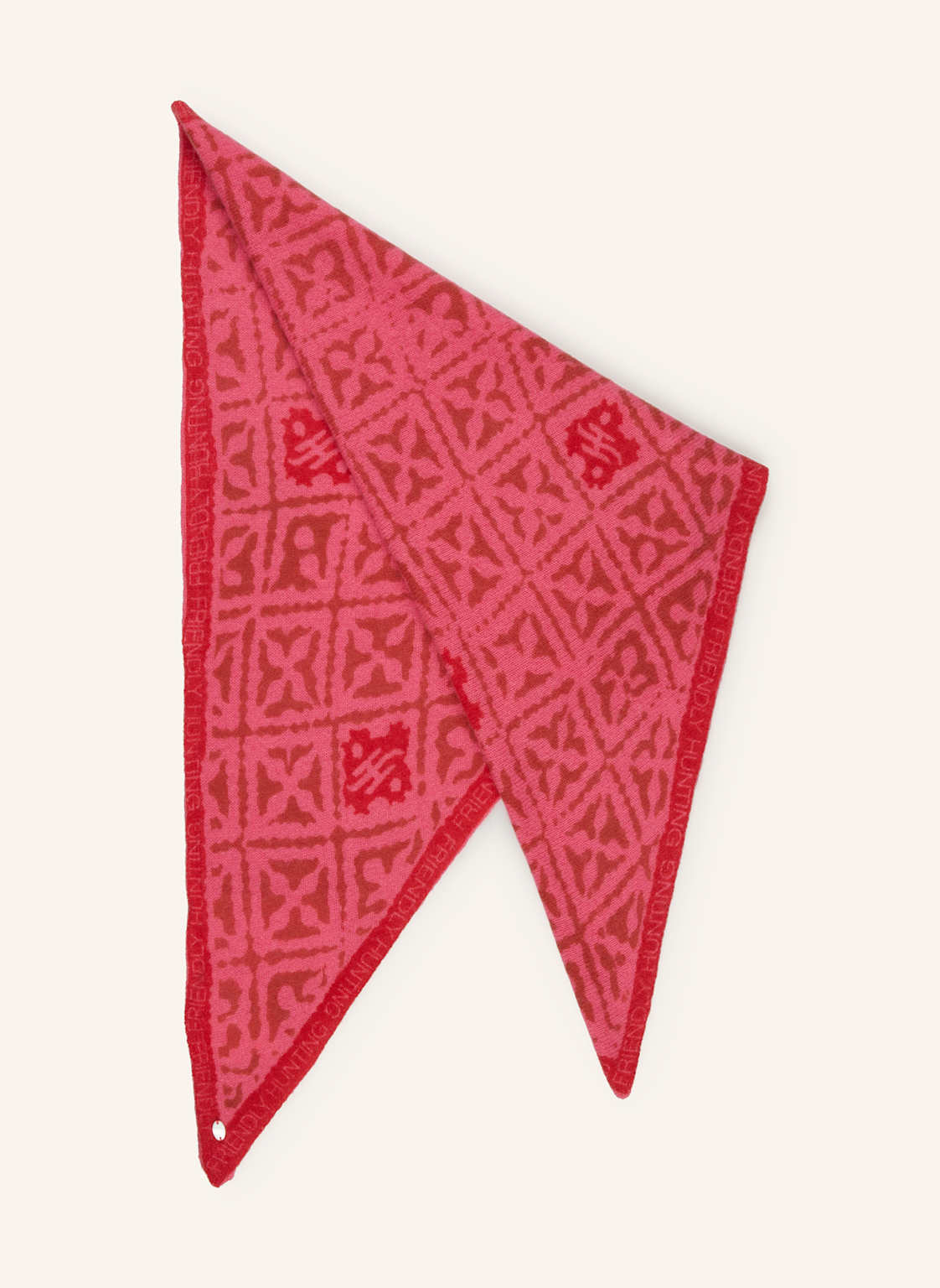 Friendly Hunting Dreieckstuch Aus Cashmere rot Friendly Hunting Dreieckstuch Aus Cashmere rot von friendly hunting