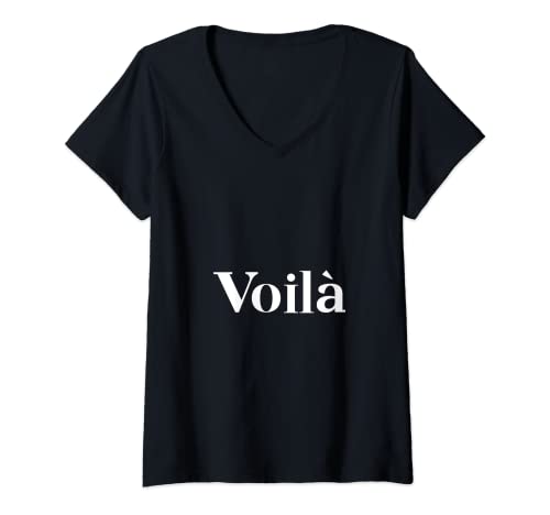 Damen Voilà - da schau an! T-Shirt mit V-Ausschnitt von frischluft