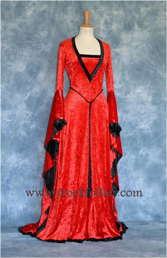 Ein Renaissance-stil, Pagan, Mittelalter, Präraffaeliten, Mittelalterliches Hochzeitskleid, Geeignet Für Handfasting-Zeremonien Und Ein Renaissance-stil, Pagan, Mittelalter, Präraffaeliten, Mittelalterliches Hochzeitskleid, Geeignet Für Handfasting-Zeremonien Und von frockfollies