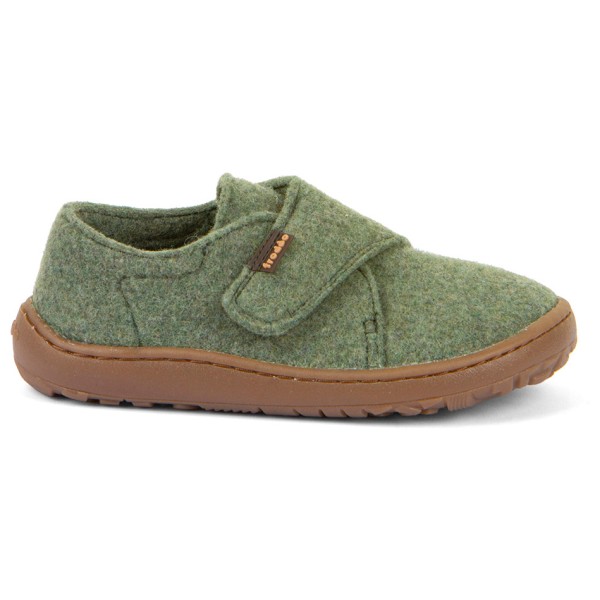 Froddo - Kid's Barefoot Wooly Slippers - Hüttenschuhe Gr 31 oliv von froddo