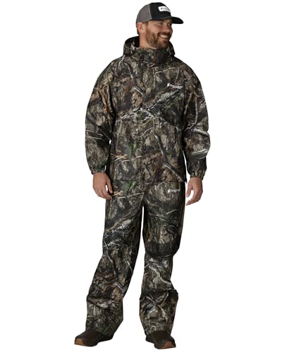 FROGG TOGGS Herren Classic Pro Action Regenjacke, wasserdicht, atmungsaktiv, Mossy Oak DNA, XXXL von frogg toggs