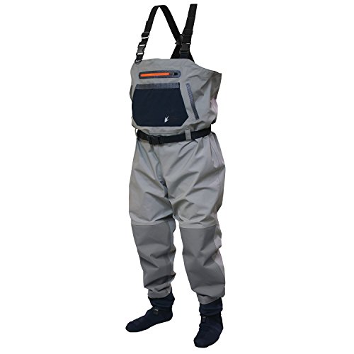 frogg toggs Herren Sierran verstärktes Nylon, atmungsaktiv, Strumpfhose, Wathose, Schiefer/Grau, L von frogg toggs