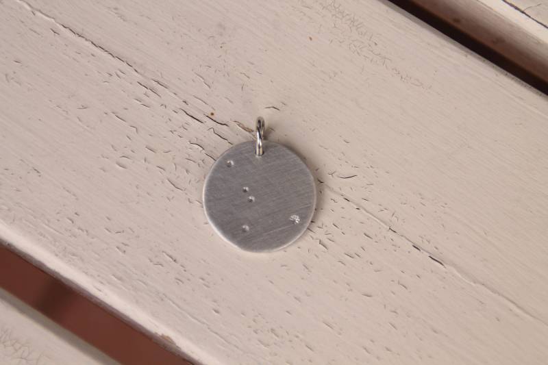 Anhänger Sternzeichen 22 Mm Stamping Aluminium von frogschmuckdesign