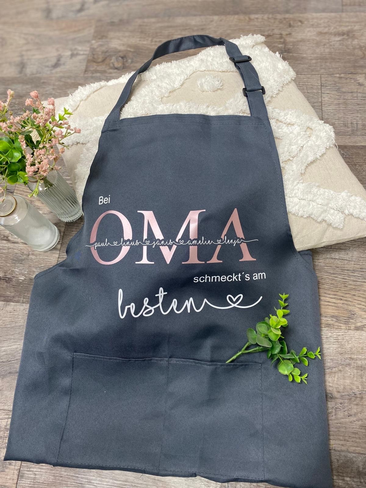 Schürze Personalisiert | Backschürze Kochschürze Koch Opa Oma Kuchen| Geschenk Geschenke Für Bäcker Latzschürze von fromplotterwithlove