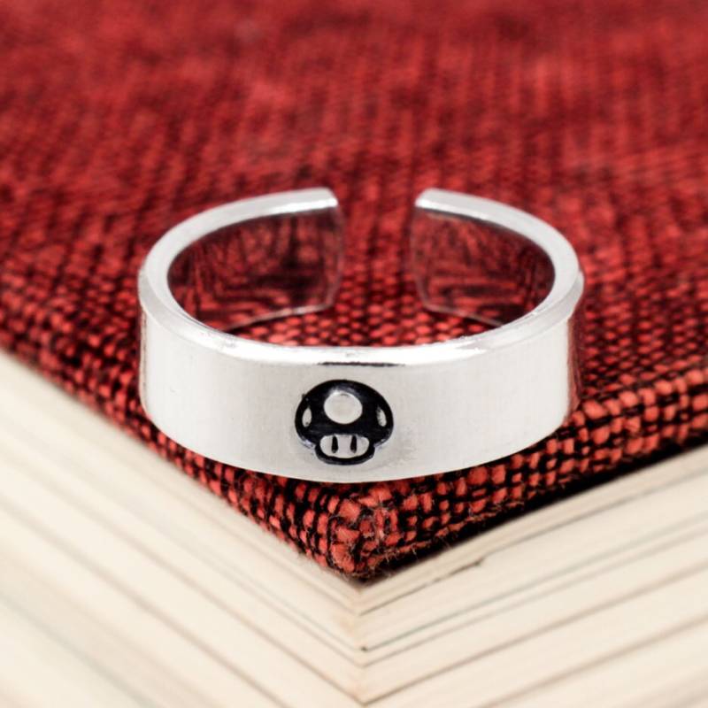 1Up Pilz Ring - Retro Videospiele Gamer Geschenk Geschenke Für Videospiel Schmuck von fromtheinternet