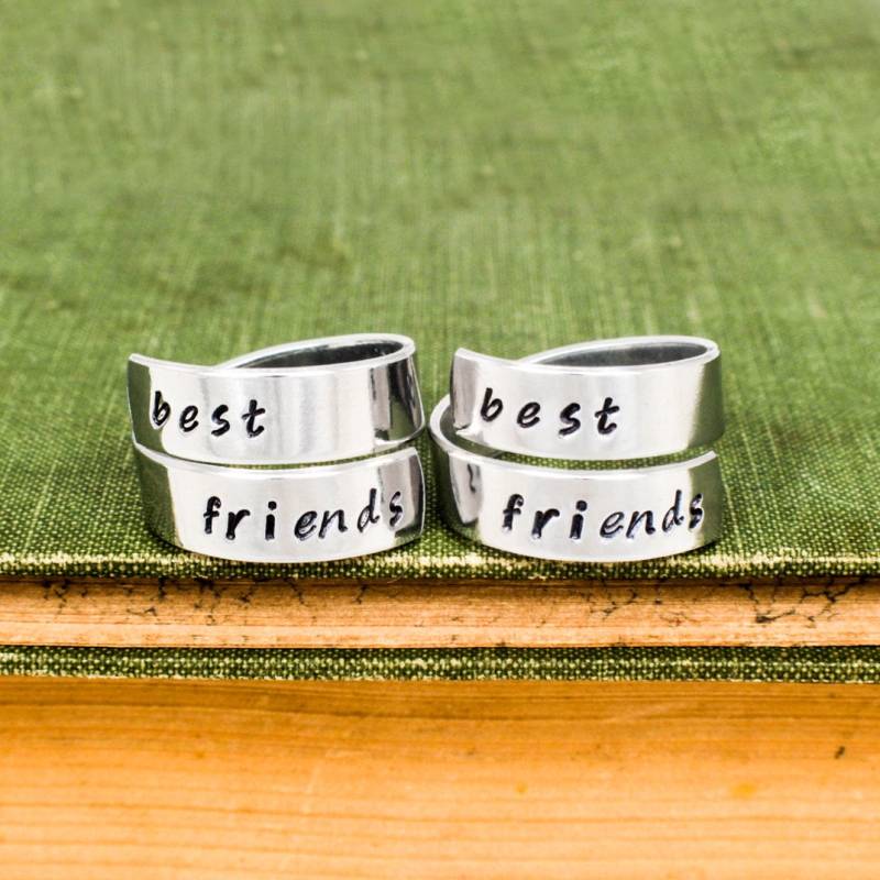 Beste Freunde Ring Set, Bester Freund Ring, Bff Ringe, Freunde, Valentinstag Geschenk von fromtheinternet