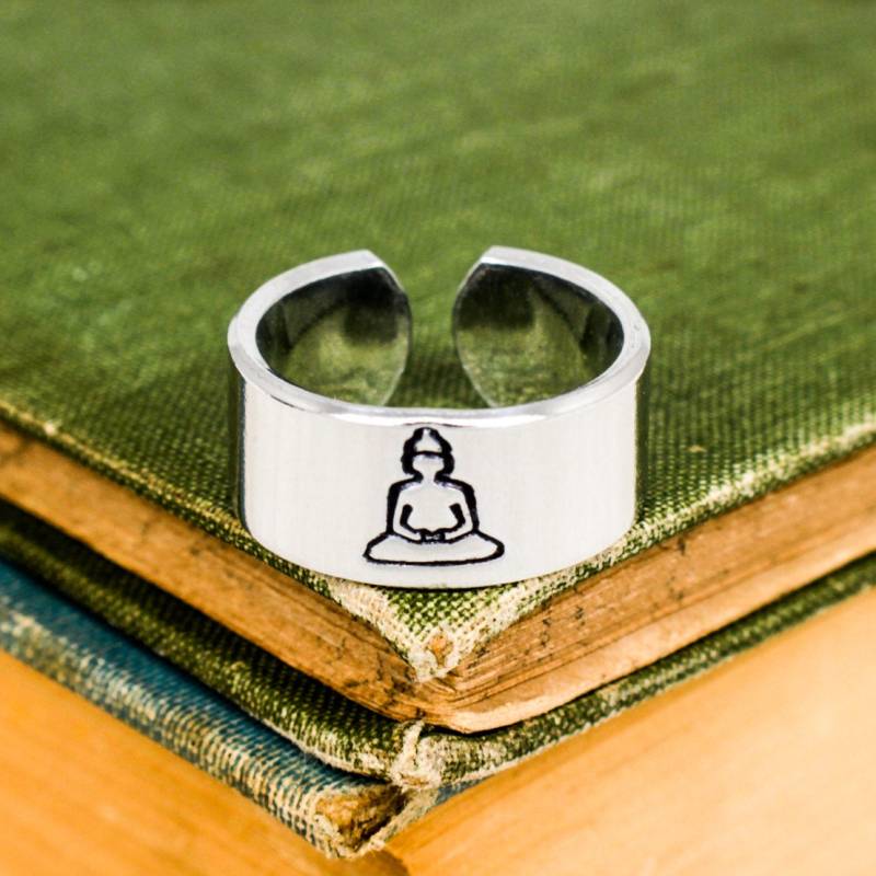 Buddha Ring, Lotus Schmuck, Meditation, Yoga Ring Buddha Ring, Lotus Schmuck, Meditation, Yoga Ring von fromtheinternet