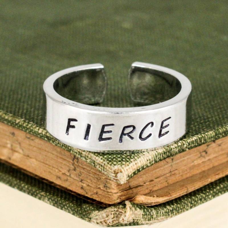 Fierce Ring - Verstellbarer Manschettenring Aus Aluminium von fromtheinternet