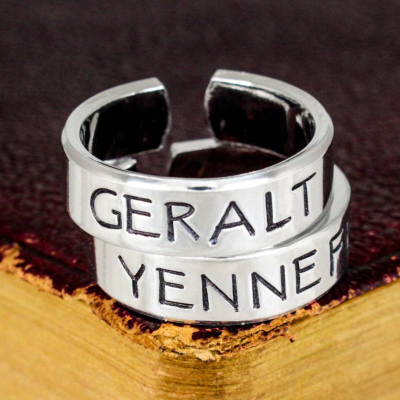Geralt Und Yennefer Ring Set - Aluminium Freundschaftsringe von fromtheinternet