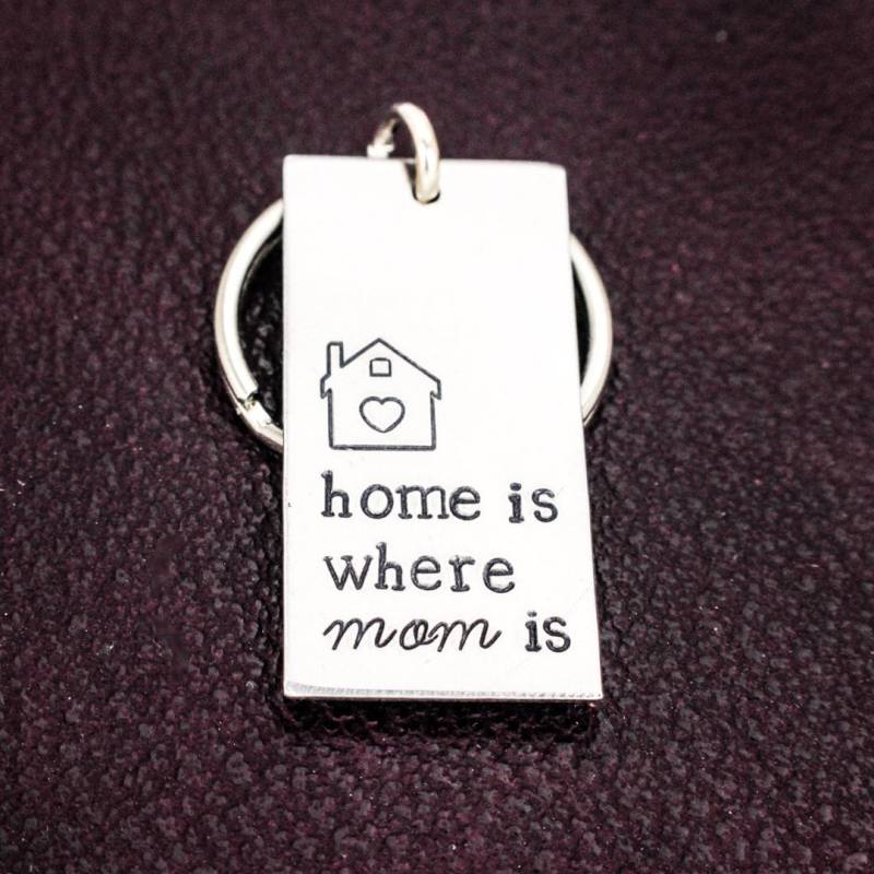 Home Is Where Mom Is Keychain, Muttertag, Geschenk Für Mamas, Mama Schlüsselbund Home Is Where Mom Is Keychain, Muttertag, Geschenk Für Mamas, Mama Schlüsselbund von fromtheinternet