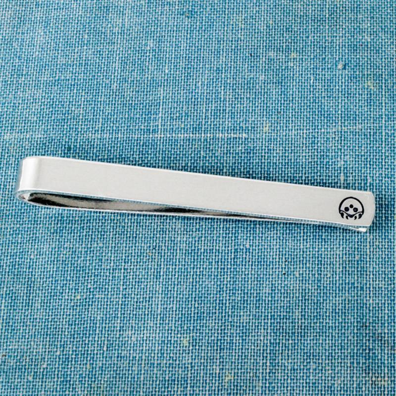 Metroid Krawattenklammer Handgestempeltes Aluminium Gamer Geschenk von fromtheinternet