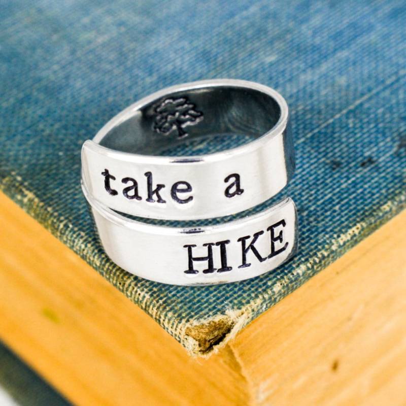 Take A Hike Ring - Camping Outdoors Take A Hike Ring - Camping Outdoors von fromtheinternet