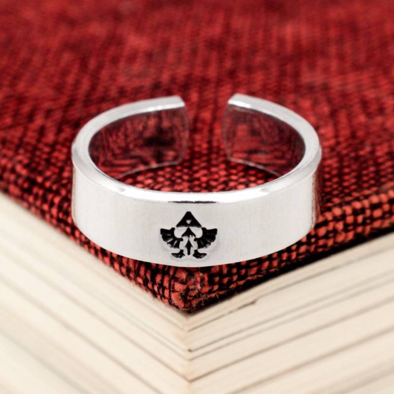 Triforce Adler Ring, Retro Videospiele, Gamer Geschenk, Geschenke Für Gamer, Videospiel Schmuck von fromtheinternet