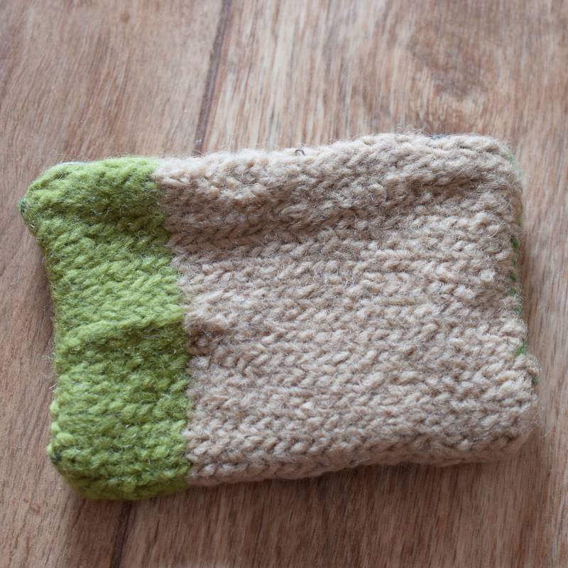Kleiner Beutel Filztäschchen Geldbeutel Zippertäschchen von froschtritsche