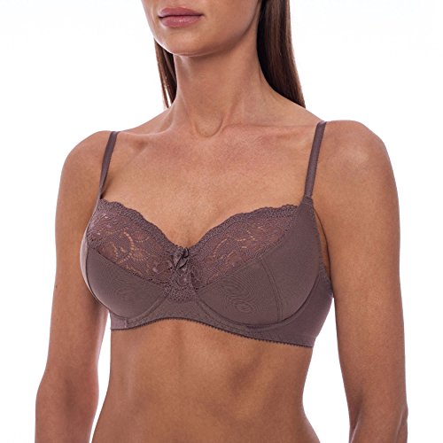 Frugue Full Cup BH mit Bügel Nicht Gepolsterter, Gr.-85G, Braun von frugue