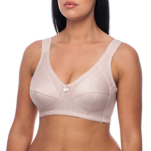 frugue BH Damen ohne Bügel Große Größen Minimizer Beige EU 105D von frugue