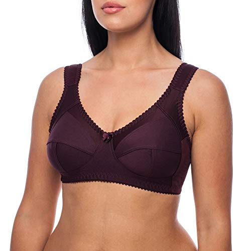 frugue BH Damen ohne Bügel Große Größen Minimizer Violett EU 105F von frugue