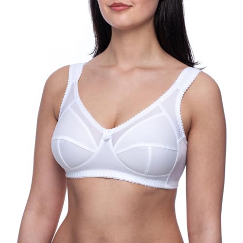 frugue BH Damen ohne Bügel Große Größen Minimizer Weiß EU 100C von frugue