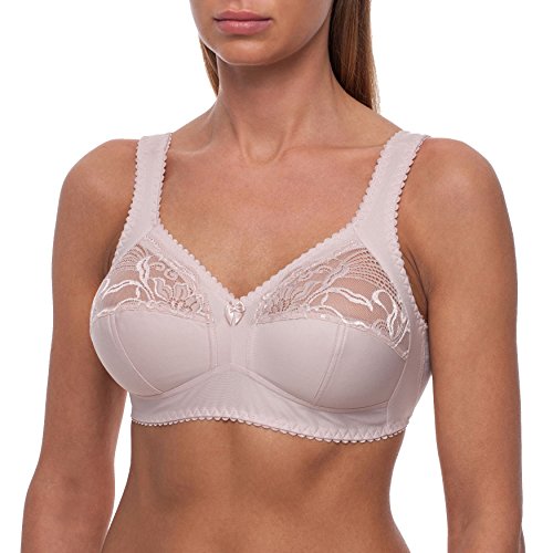 frugue Damen BH ohne Bügel Minimizer Große Größen Beige EU 110E von frugue