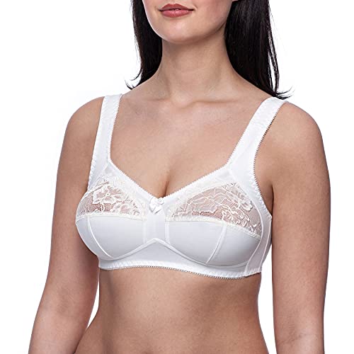 frugue Damen BH ohne Bügel Minimizer Große Größen Champagner EU 85C von frugue