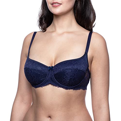 frugue Damen Dirndl BH Push Up Bandeau Blau EU 85B von frugue