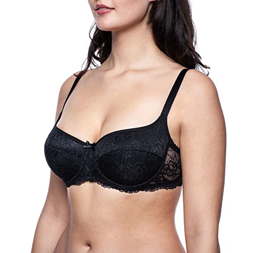 frugue Damen Dirndl BH Push Up Bandeau Schwarz EU 75G von frugue