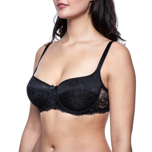 frugue Damen Dirndl BH Push Up Bandeau Schwarz EU 85D von frugue
