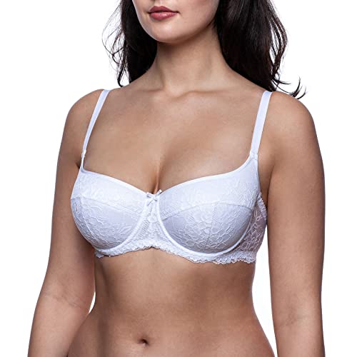 frugue Damen Dirndl BH Push Up Bandeau Weiß EU 75G von frugue