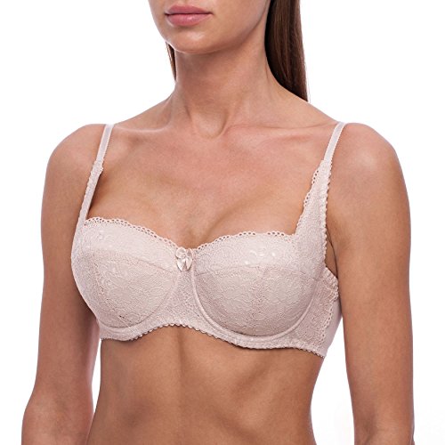 frugue Dirndl BH Damen Push Up mit Spitze Nude EU 75D von frugue