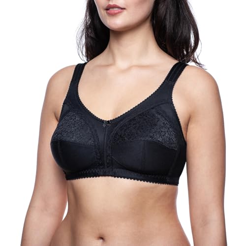 frugue Damen Kompressions BH nach Brust Op Schwarz EU 95C von frugue