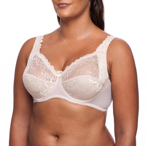 frugue Große Größen BH mit Bügel Minimizer Beige EU 85C von frugue