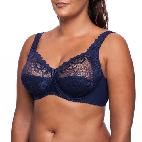 frugue Große Größen BH mit Bügel Minimizer Blau EU 85C von frugue