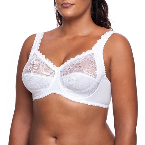 frugue Große Größen BH mit Bügel Minimizer Weiß EU 95C von frugue