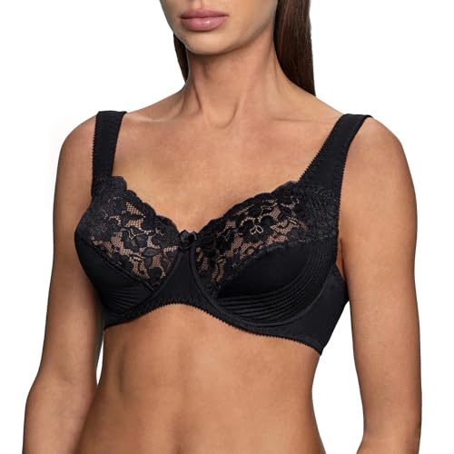 frugue Minimizer BH mit Bügel Spitze ungefüttert mit Seitensichel Schwarz EU 90F von frugue