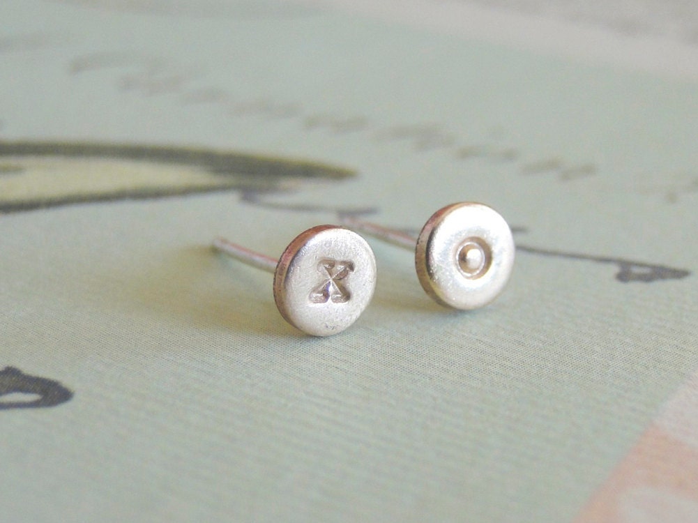 Gold Xo Ohrstecker, Ohrstecker Gold Xo Ohrstecker, Ohrstecker von fruitionjewelry
