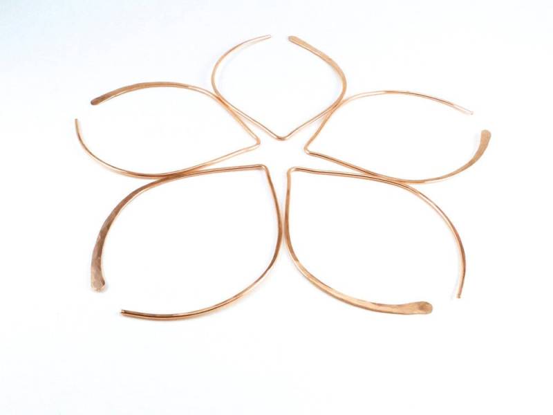 Querlenker Ohrringe - Große Rose Unedle Querlenker Ohrringe - Große Rose Unedle von fruitionjewelry