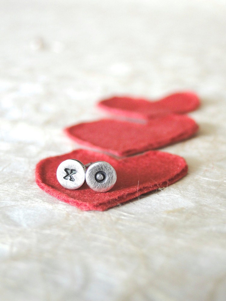 xo Ohrstecker - Sterling Silberohrringe von fruitionjewelry