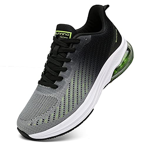 frysen Herren Damen Sportschuhe Fitness Schuhe Running Sneaker Sport Sneakers Laufschuhe Trekkingschuhe.Green white36 von frysen