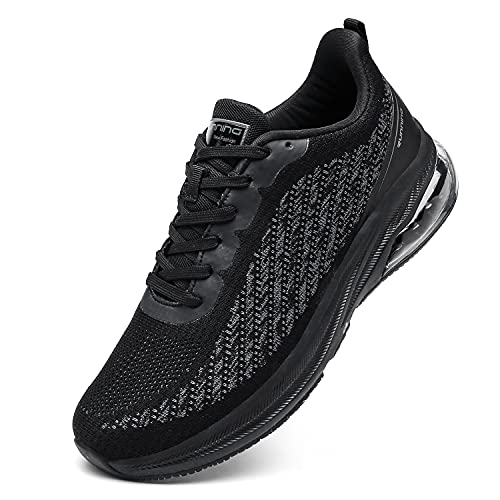 frysen Herren Damen Sportschuhe Fitness Schuhe Running Sneaker Sport Sneakers Laufschuhe Trekkingschuhe.Black38 von frysen