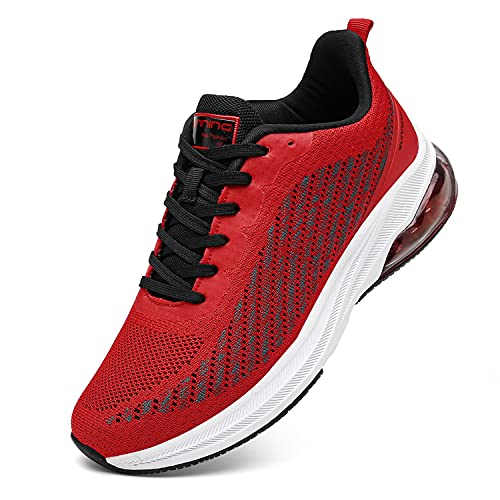 frysen Herren Damen Sportschuhe Fitness Schuhe Running Sneaker Sport Sneakers Laufschuhe Trekkingschuhe.Red white38 von frysen