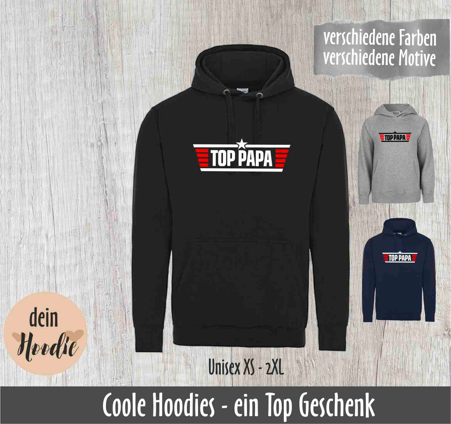 Top Hoodies Für Opa, Papa, Sohn, Bruder, Onkel; Geschenk Männer, Patenonkel Top Hoodies Für Opa, Papa, Sohn, Bruder, Onkel; Geschenk Männer, Patenonkel von fuerdichvonherzen