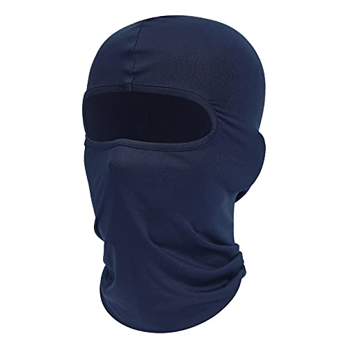 fuinloth Sturmhauben, Gesichtshaube, Skimaske, Hals Gaiter, UV-Schutz, Motorrad- und Fahrrad-Gesichtsmaske, Balaclavas für Herren/Damen Dunkelblau von fuinloth