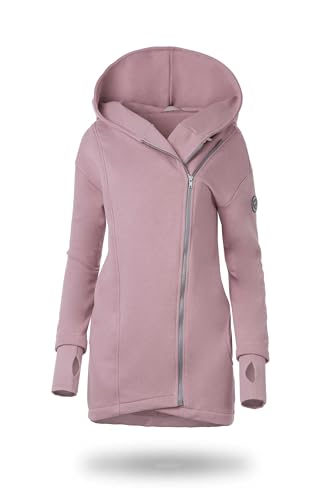 fun2bemum Kaya 3in1 Tragemantel Tragejacke Umstandsmantel vorne/hinten Dust Pink (M/L) von fun2bemum