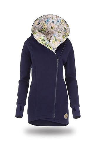 fun2bemum Kaya 3in1 Tragemantel Tragejacke Umstandsmantel vorne/hinten Navy (M/L) von fun2bemum