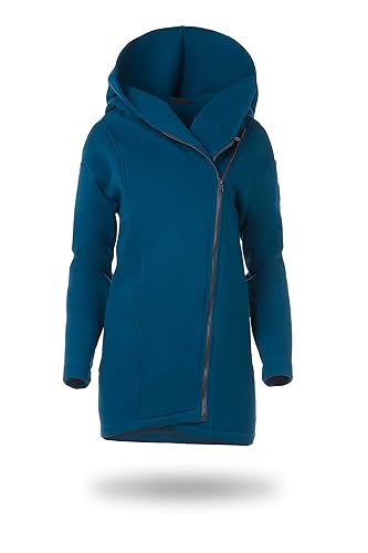 fun2bemum Kaya 3in1 Tragemantel Tragejacke Umstandsmantel vorne/hinten Petrol (XS/S) von fun2bemum