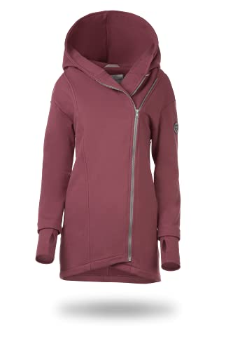 fun2bemum Kaya 3in1 Tragemantel Tragejacke Umstandsmantel vorne/hinten Rose Brown (XL/XXL) von fun2bemum
