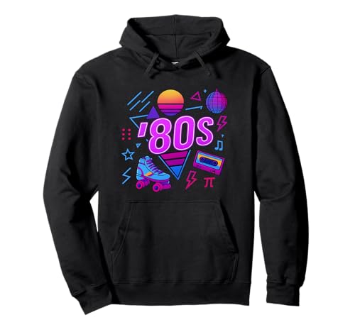 80er Jahre Retro Motto Party 80s Musik Herren Damen kostüm Pullover Hoodie von funghhjh4ggiu